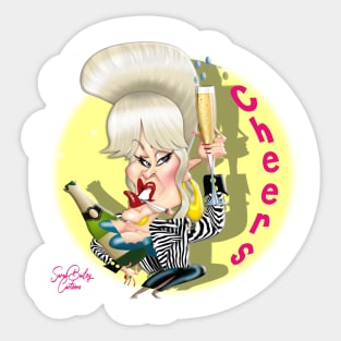 Absolutely fabulous Sticker